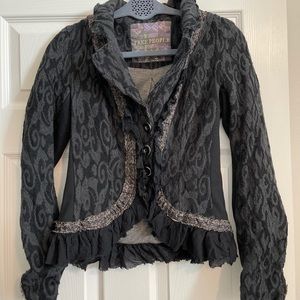 Free People Victorian Gothic style jacket